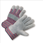 West Chester 558 Standard Split Cowhide Palm Rubberized Cuff Gloves